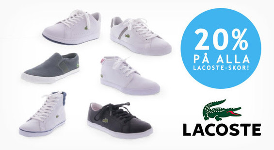 20-procent-rabatt-lacoste-skor-brandos 20% rabatt på Lacoste-skor hos Brandos